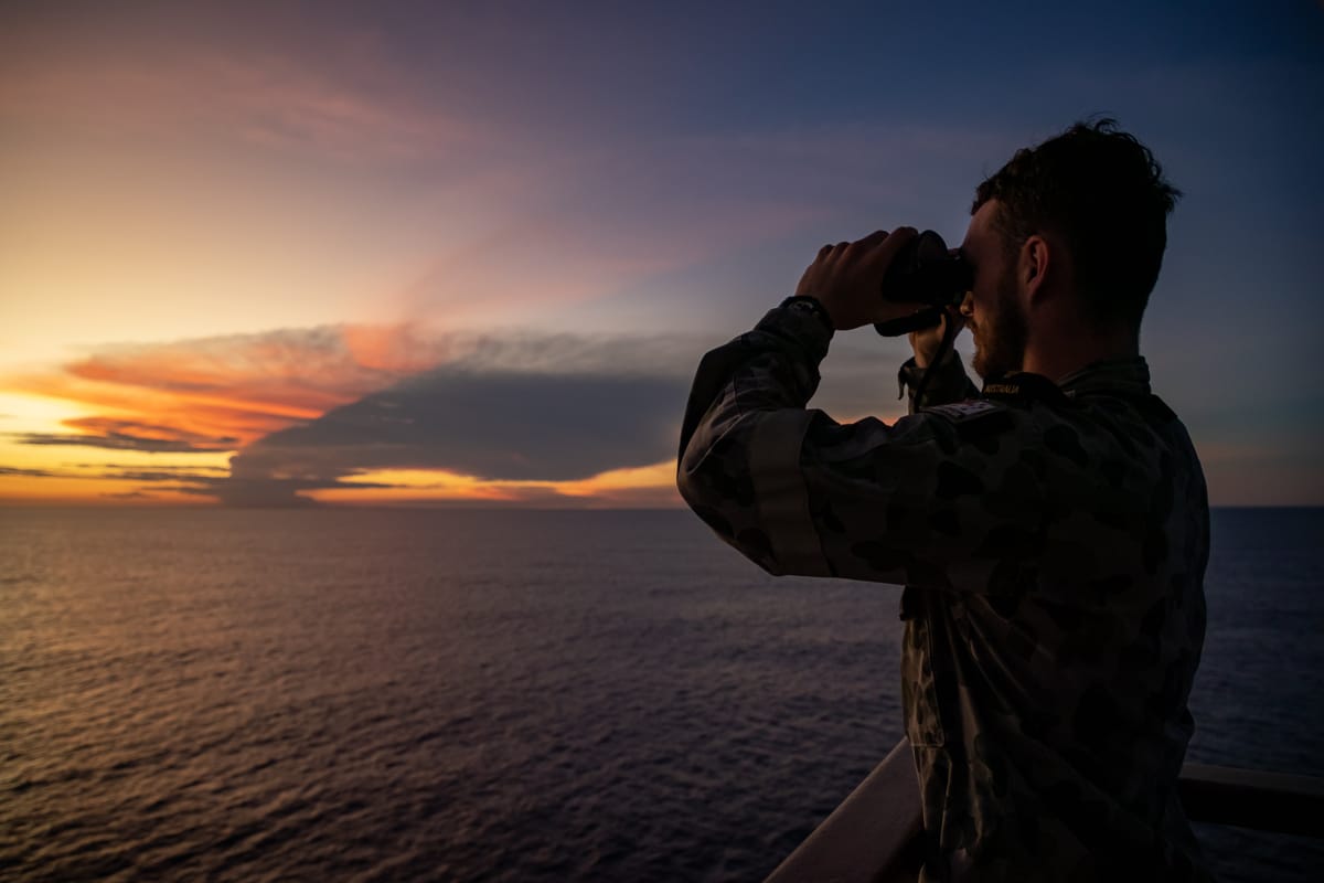 Distance is seen as our greatest defence (Rikki-Lea Phillips/Defence Department)