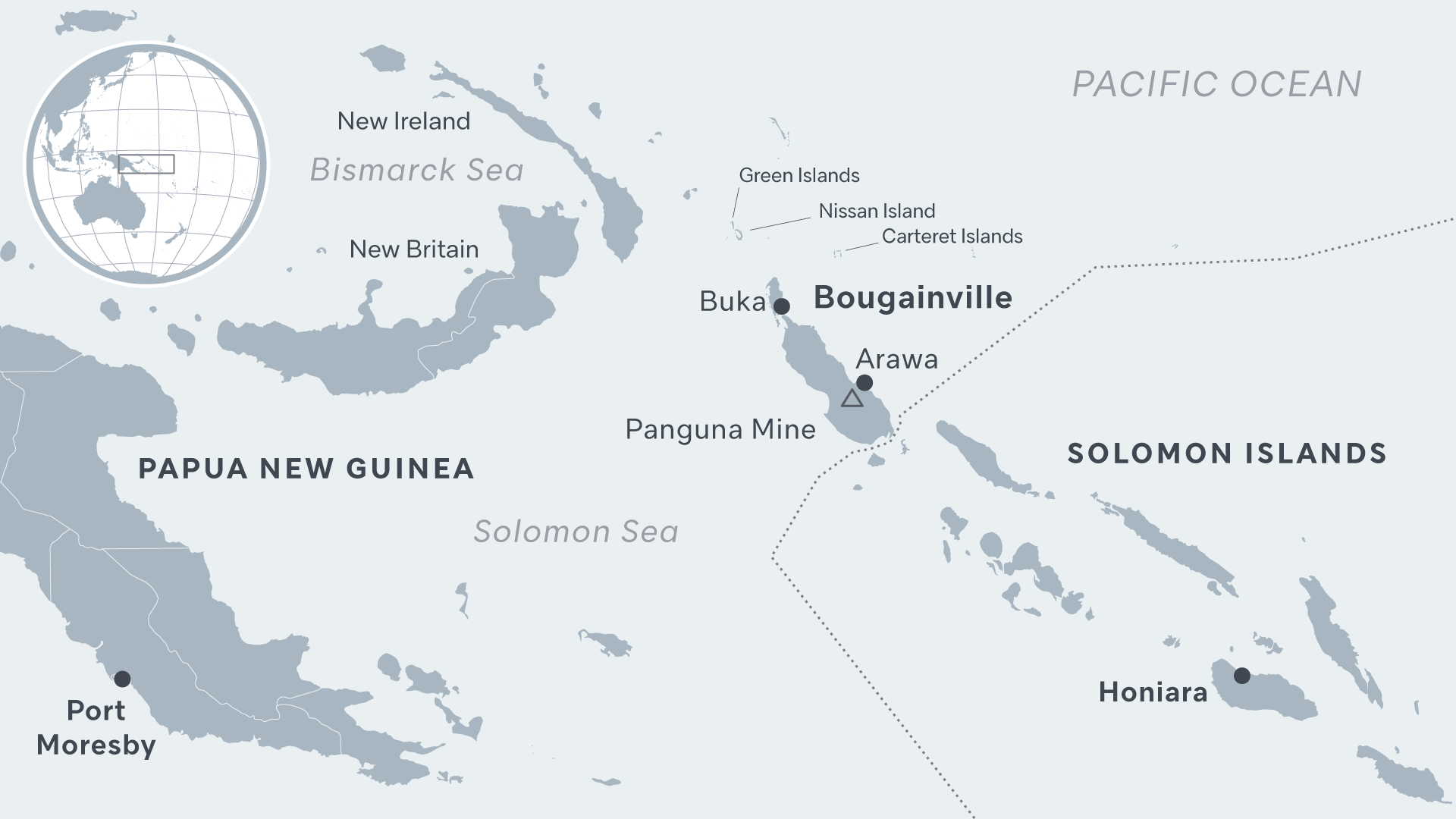 Bougainville map