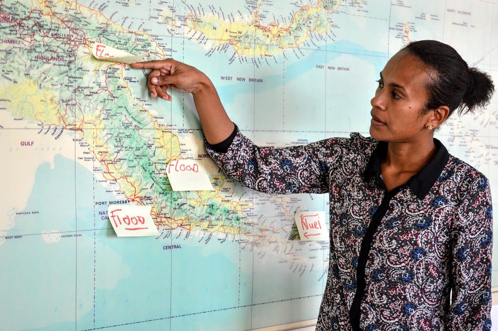 Hazard mapping in Papua New Guinea (Alice Plate/UNDP Papua New Guinea)