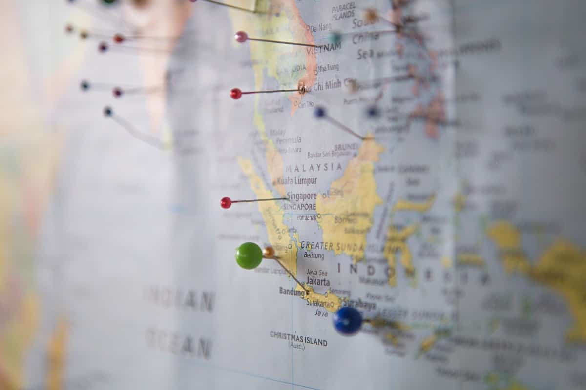 Asia map