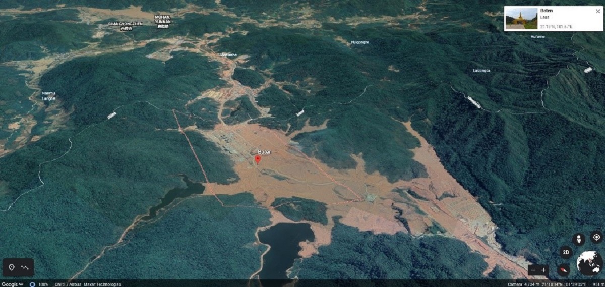 Boten satellite photo