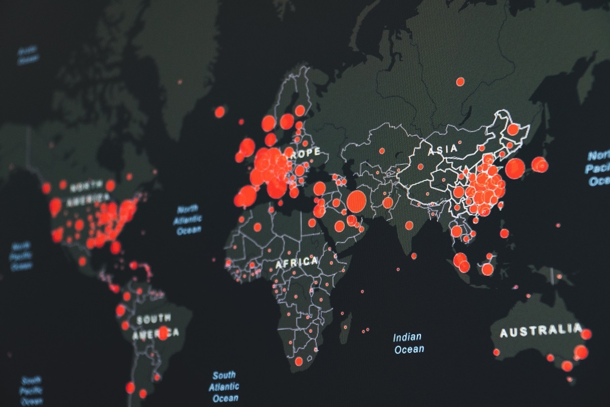 Covid heat map