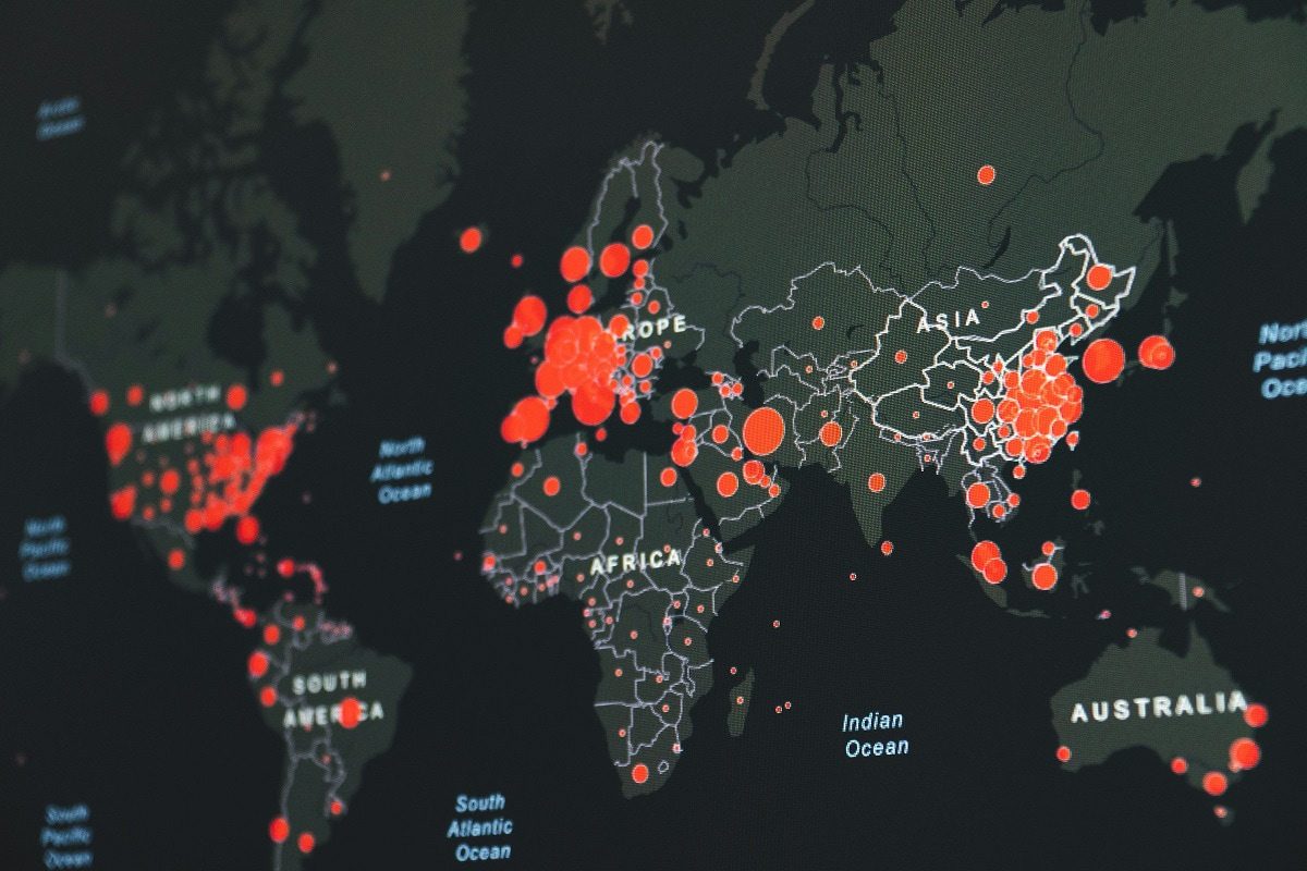 Covid heat map