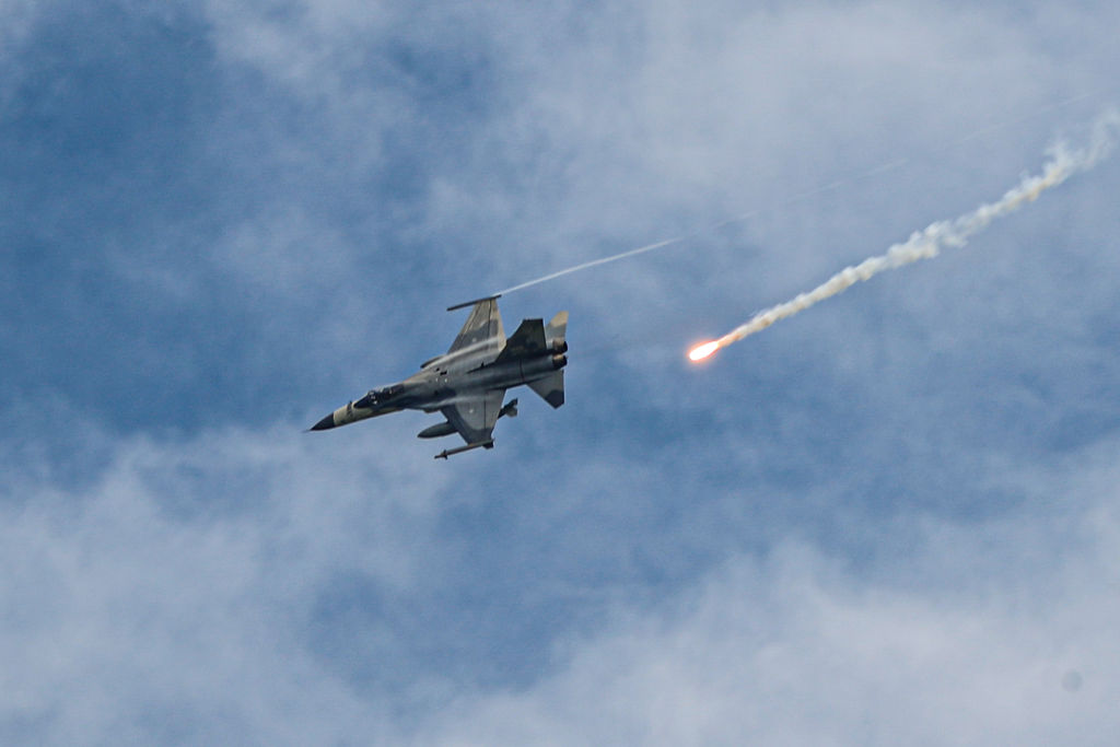 China’s objectives include wearing down Taiwan’s military capacity, particularly its air force, in order to weaken the island’s readiness (Ceng Shou Yi/NurPhoto via Getty Images)