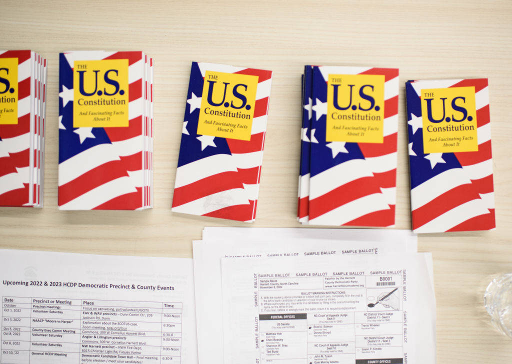 Voting information (Melissa Sue Gerrits/Getty Images)