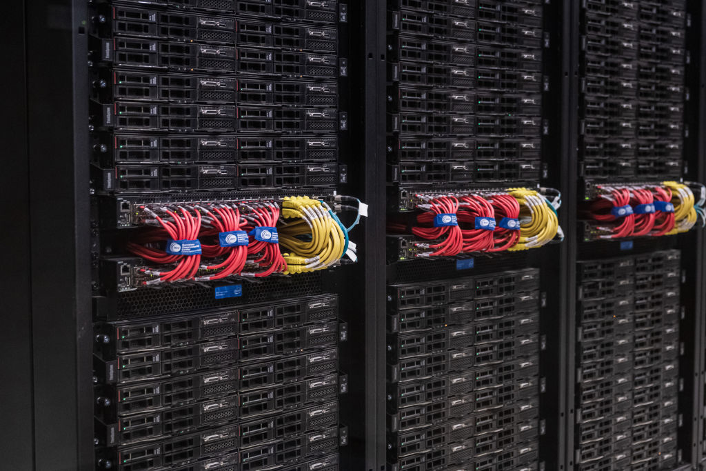 AI collaboration would require sharing tools and business processes, not sensitive sources and methods (Adri Salido/Anadolu Agency via Getty Images)
