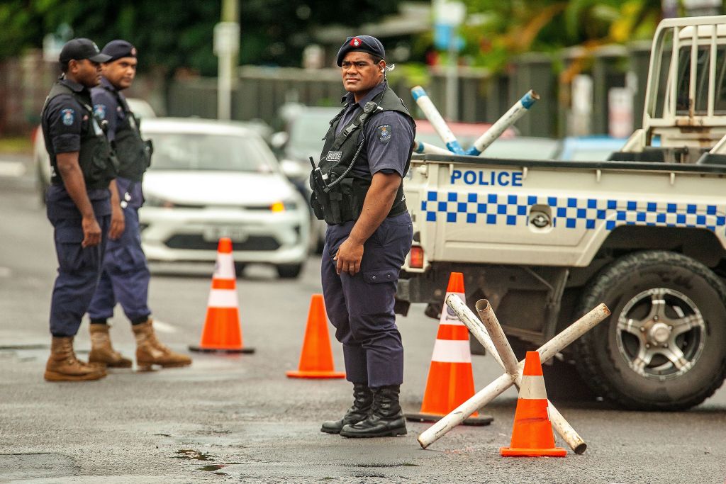 there needs to be a greater emphasis on strengthening police, customs, immigration and fisheries agencies required to detect, disrupt and dismantle transnational organised crime operations (STR/AFP via Getty Images)