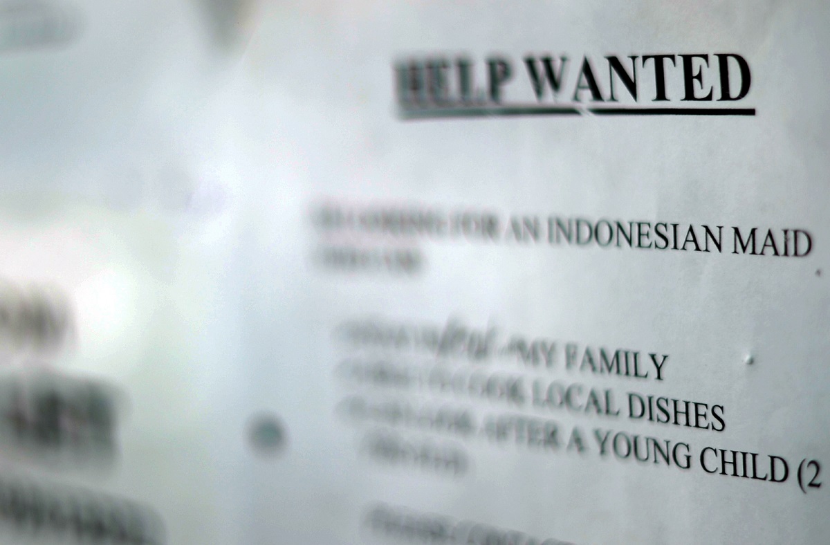 Help wanted sign