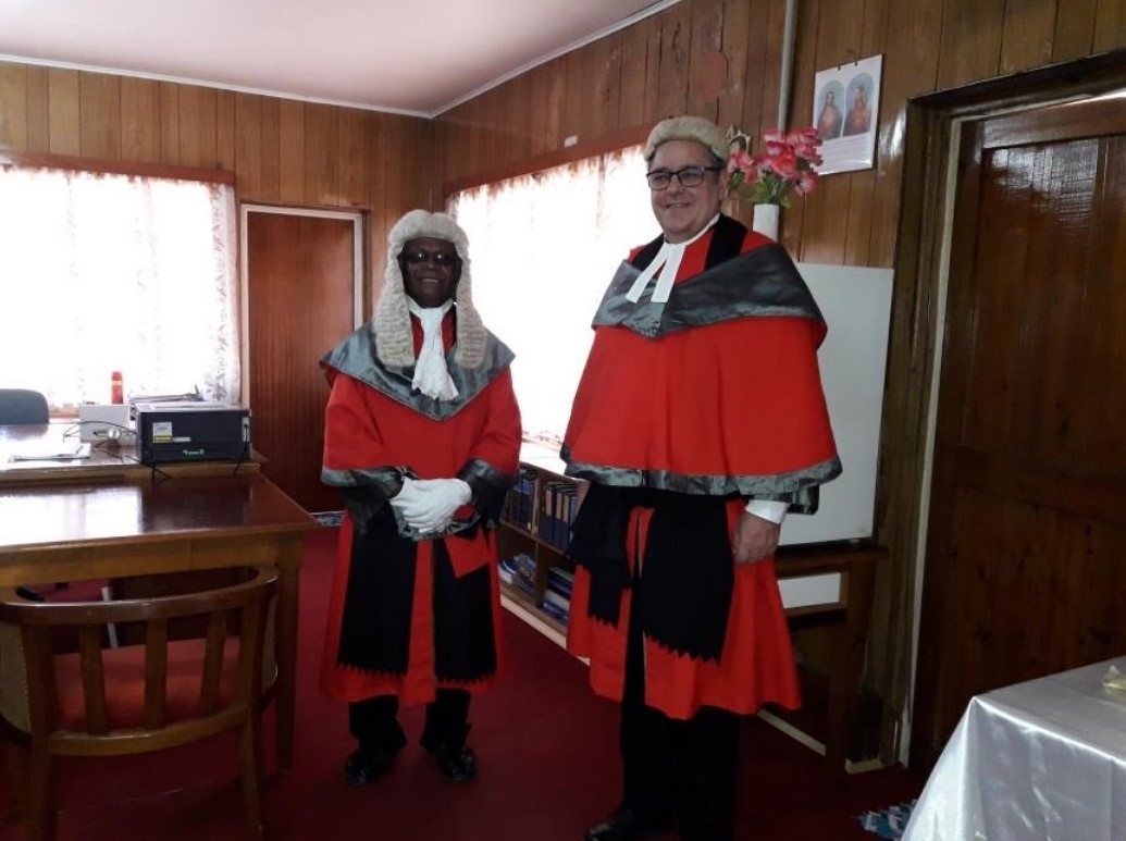 David Lambourne, Kiribati judge