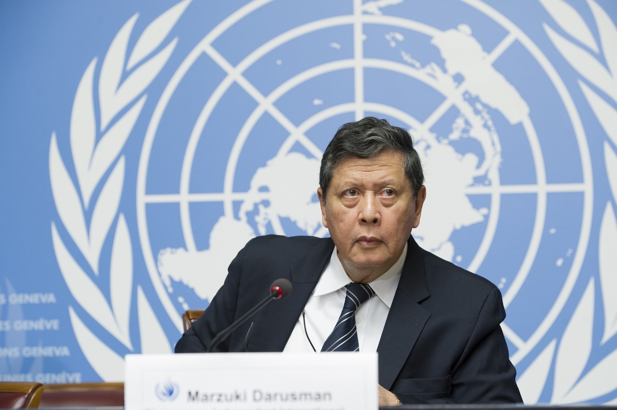 UN GenevaFollow Press briefing on Fact-finding Mission on Myanmar Marzuki Darusman, Chairperson, Independent International Fact-finding Mission on Myanmar briefs the press on the Humanitarian Situation in Myanmar, Geneva. 27 August 2018. Photo by Violaine Martin