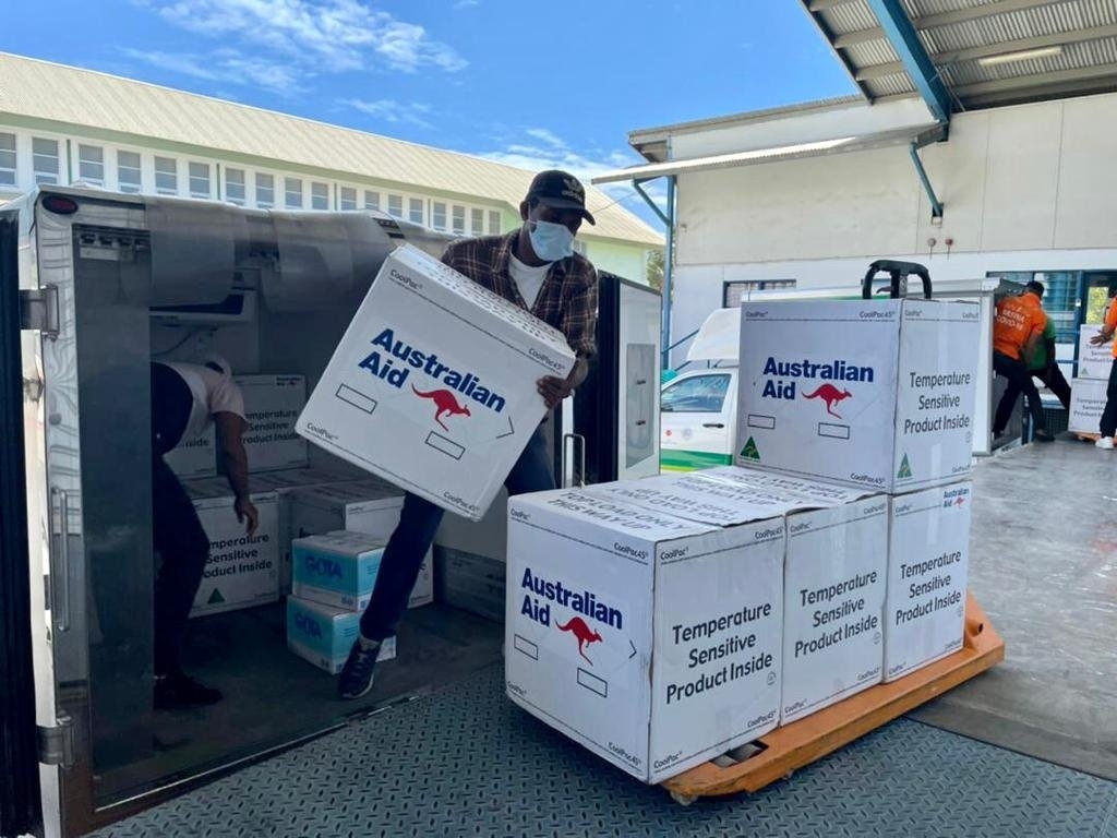 With vaccine supply globally constrained, Australia committed to sharing doses with its regional partners.