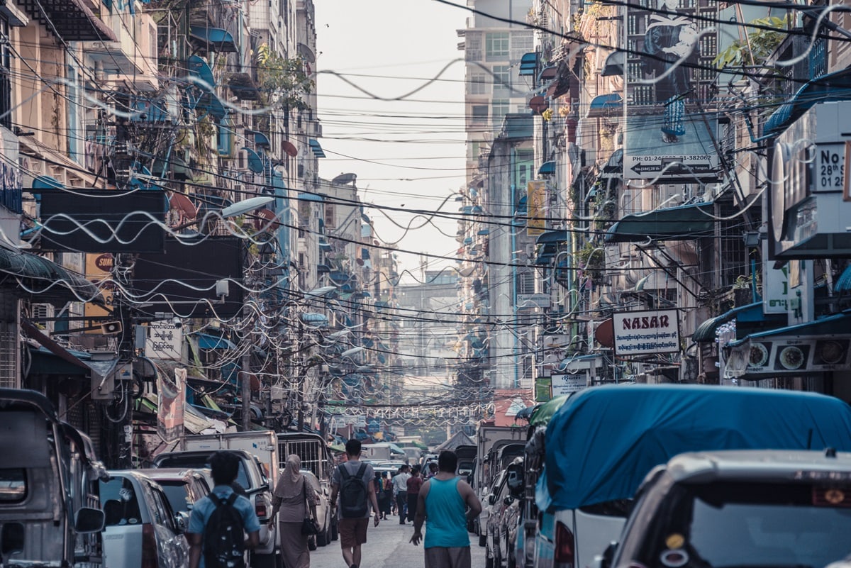 Yangon street