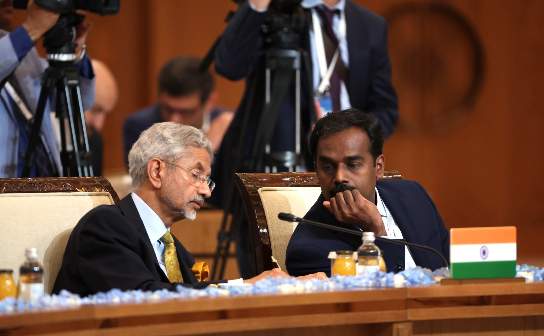Foreign Minister Subrahmanyam Jaishankar represented India (Sergei Savostyanov, TASS via Kremlin)