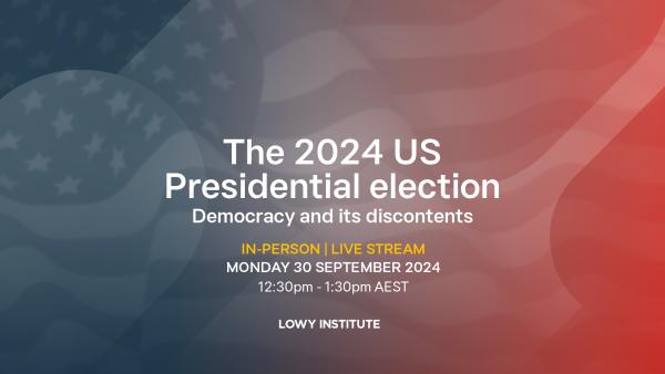 The 2024 US presidential election: Democracy and its discontents