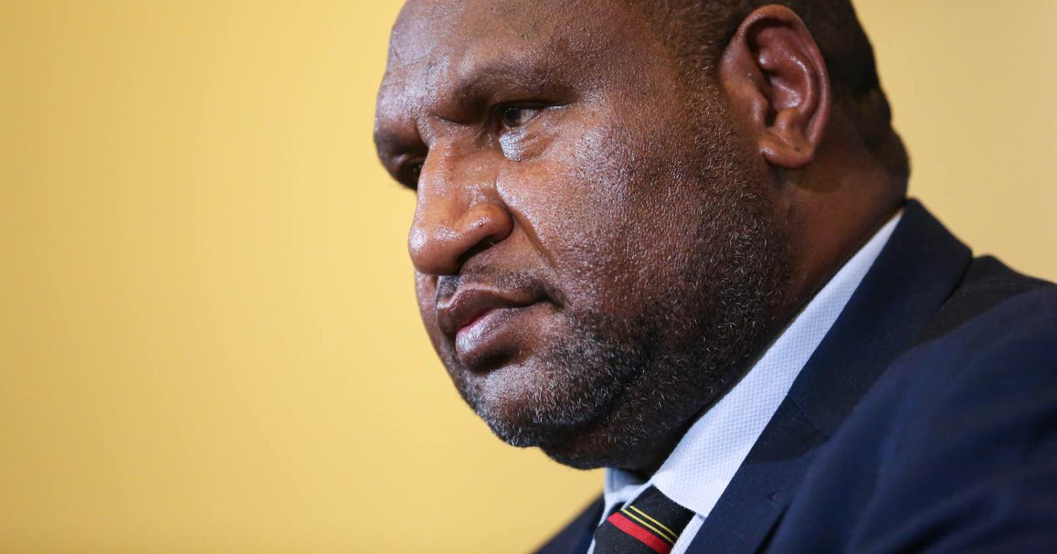 Prime Minister James Marape (Peter Morris/Sydney Heads)