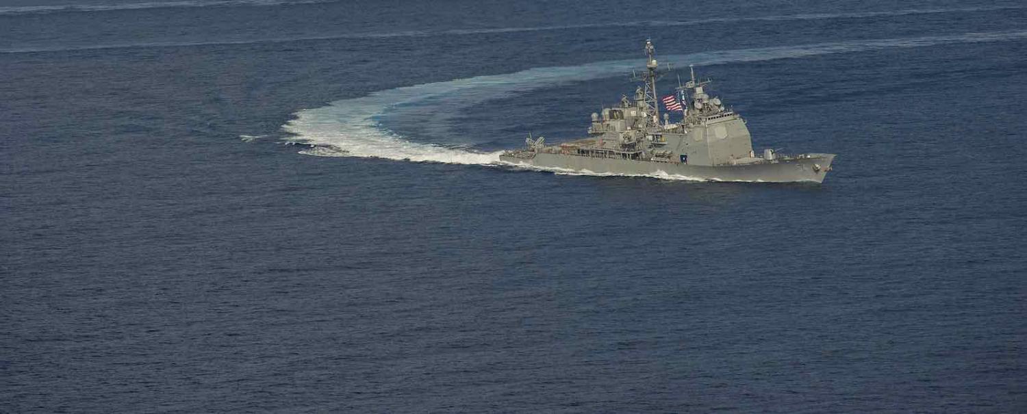 USS Antietam, one of two US warships that sailed near Paracel Islands on Sunday (Photo: US Pacific Fleet/Flickr)