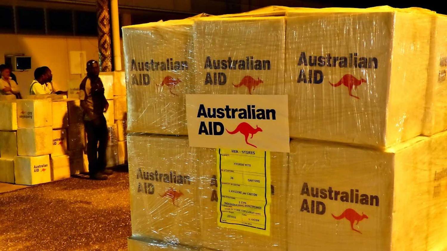 Relief supplies in Solomon Islands, 2014 (Photo: Tony Bransby/DFAT)