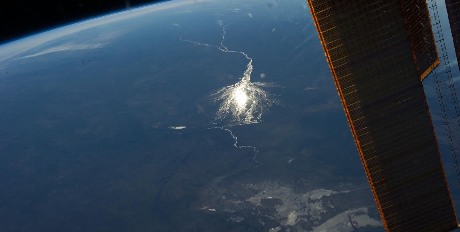 Botswana's Okavango Delta, seen from the International Space Station (Photo: NASA/Flickr)