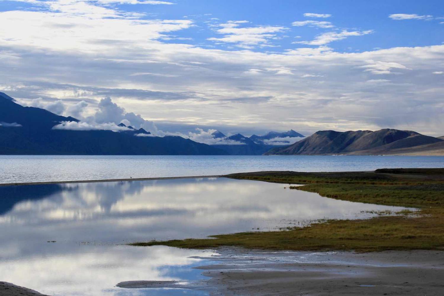 Pangong Tso, at 4350m in the Himalaya (Ruth Gamble)