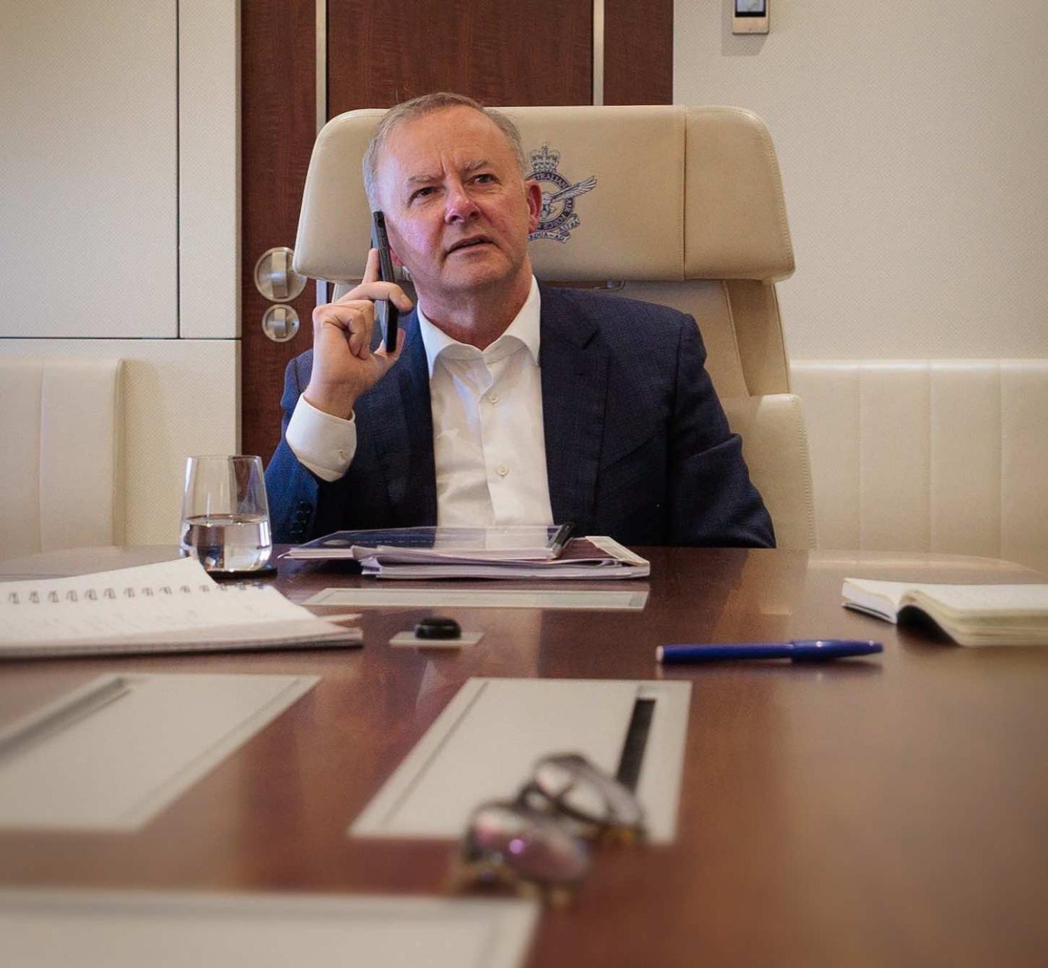 If some of Canberra’s less prominent representatives could snaffle half-an-hour to speak with Anthony Albanese, what key issues would they raise about relations with Australia? (@AlboMP/Twitter)