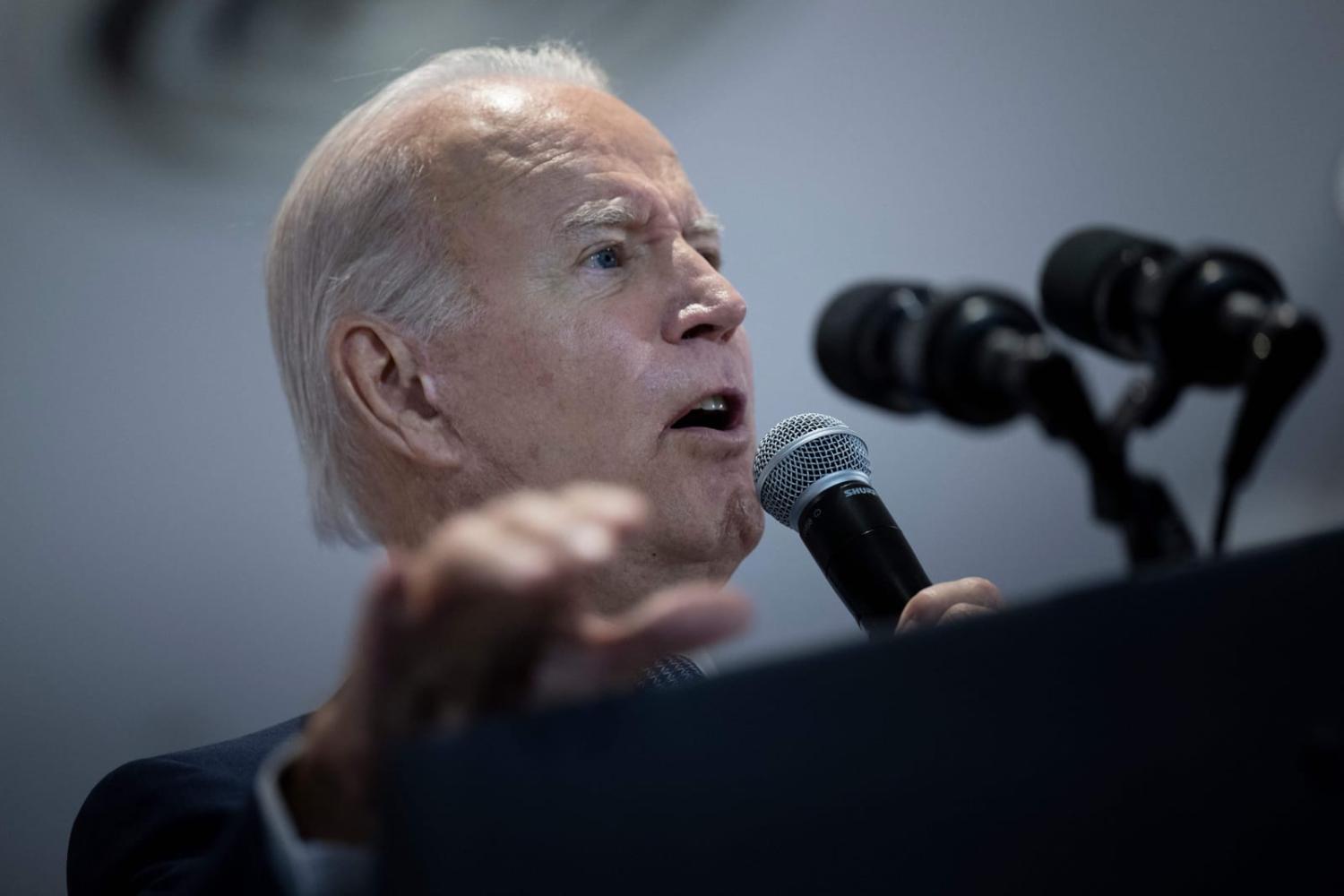 US President Joe Biden: with the fourth repetition, the “fumble” explanation has become frankly implausible (Brendan Smialowski/AFP via Getty Images)