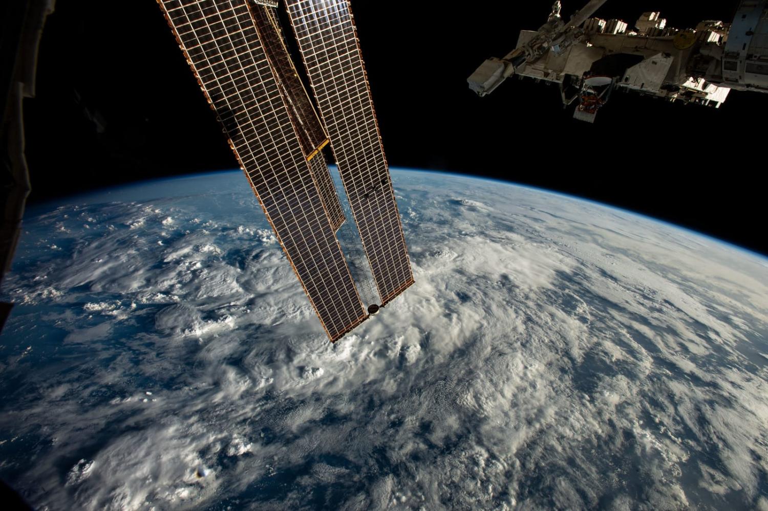 The International Space Station had to make collision avoidance manoeuvres to avoid debris from anti-satellite tests (NASA Marshall Space Flight Centre/Flickr)