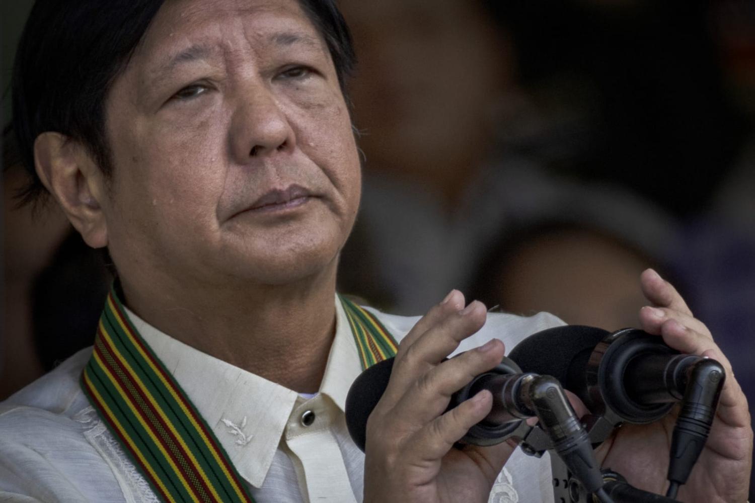 Philippine President Ferdinand Marcos Jr, whose government has characterised AUKUS as “essential to our national development and to the security of the region” (Ezra Acayan/Getty Images)