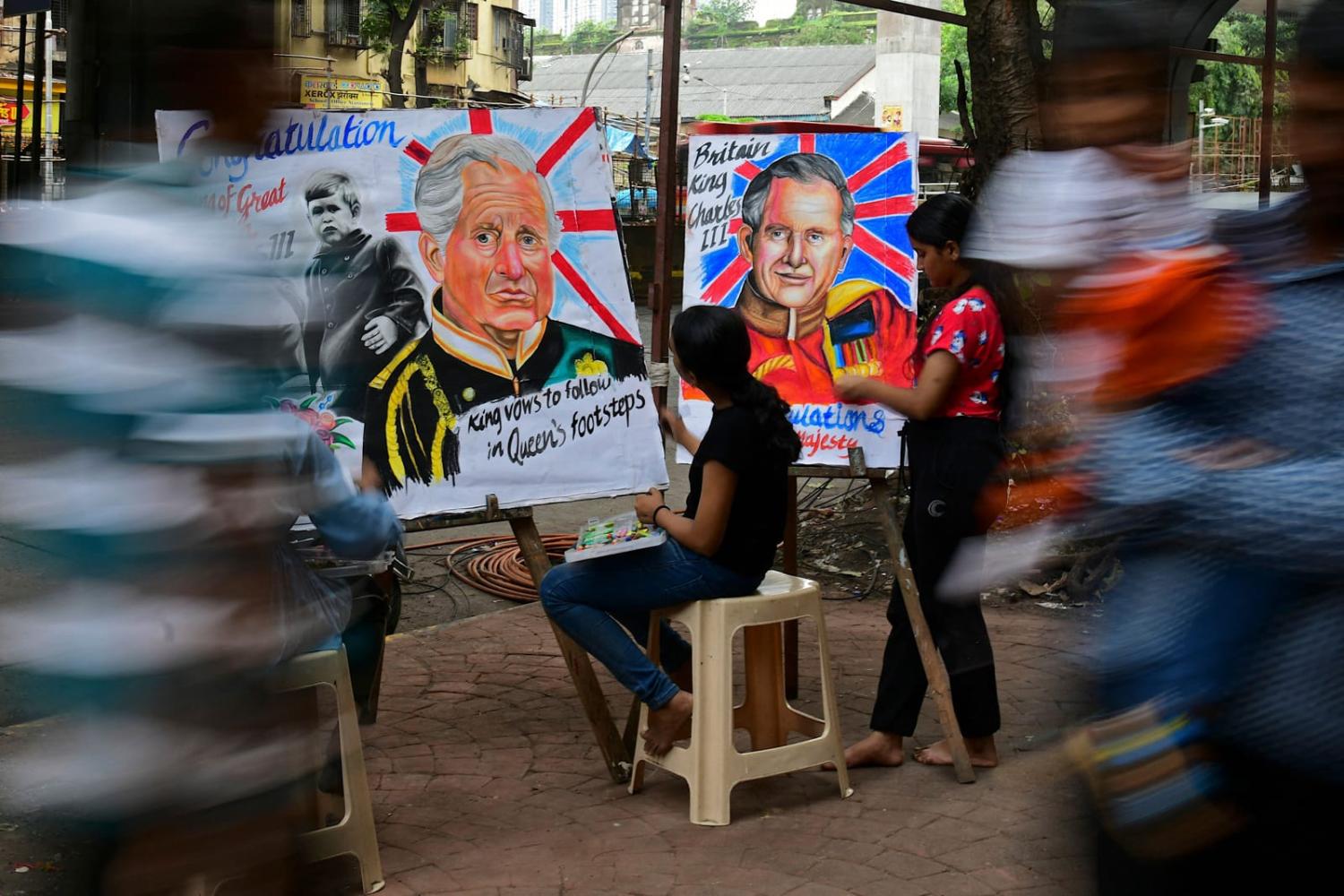 Two generations on from the British Raj,  Indians are nowadays much more focused on the United States than the United Kingdom (Sujit Jaiswal/AFP via Getty Images)
