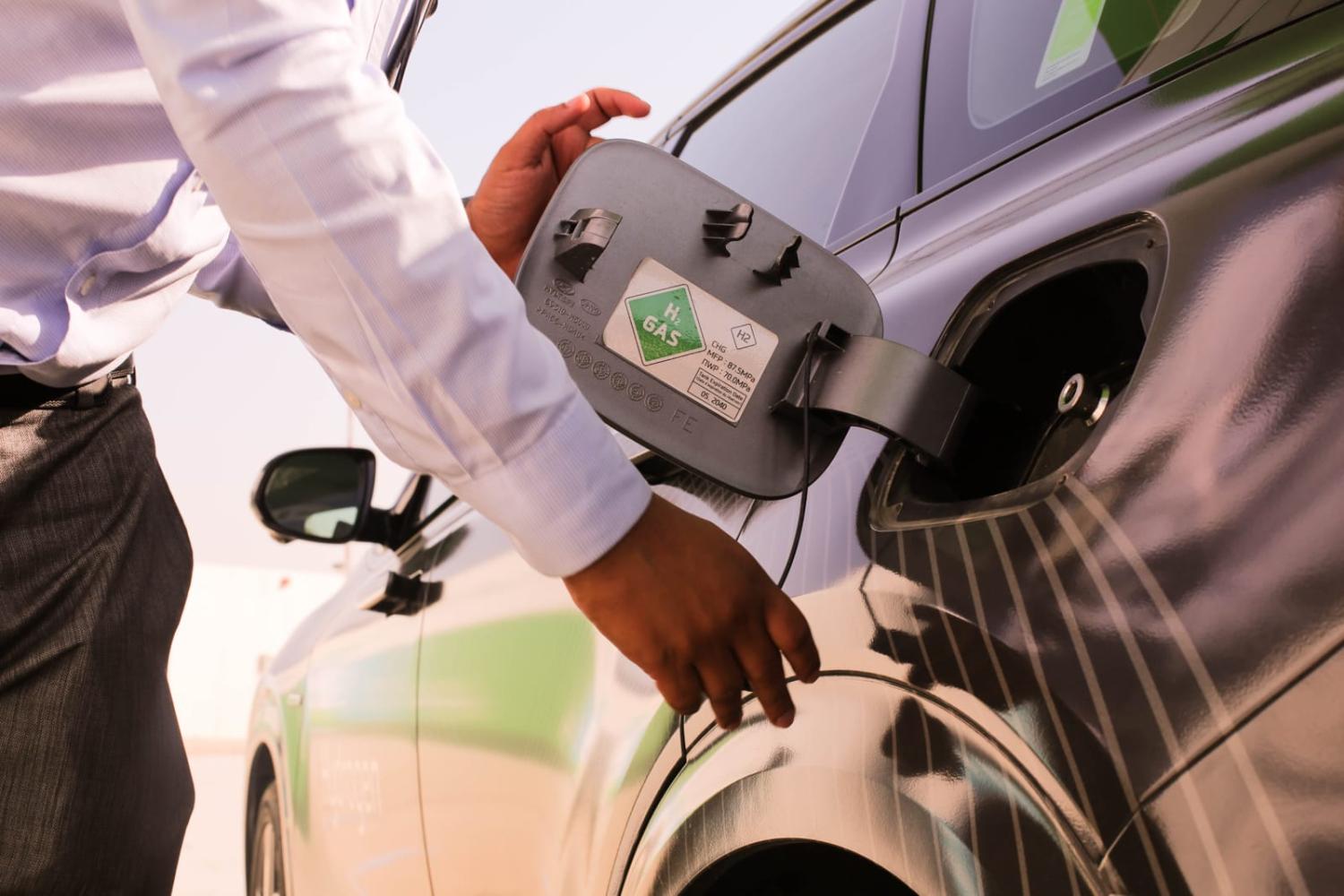 Attempts to rapidly scale up hydrogen production speaks to the desire by GCC states to be early movers in the sector, supplying both European and Asian markets (Maya Siddiqui/Bloomberg via Getty Images)