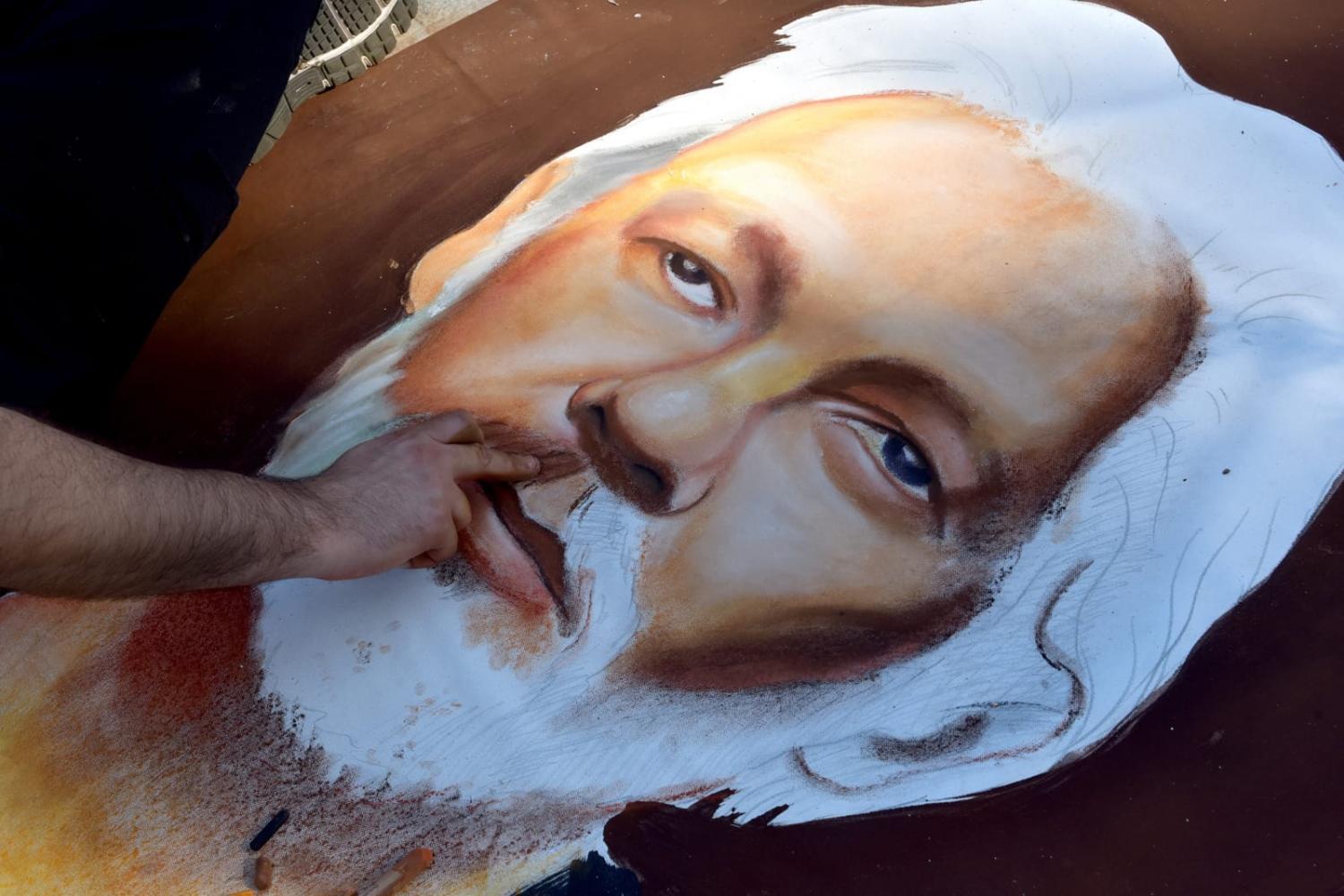 Any chance that the United States would drop the extradition request for Julian Assange has most likely been further diminished by the separate charges that have now been brought against Donald Trump (Simona Granati/Corbis via Getty Images)