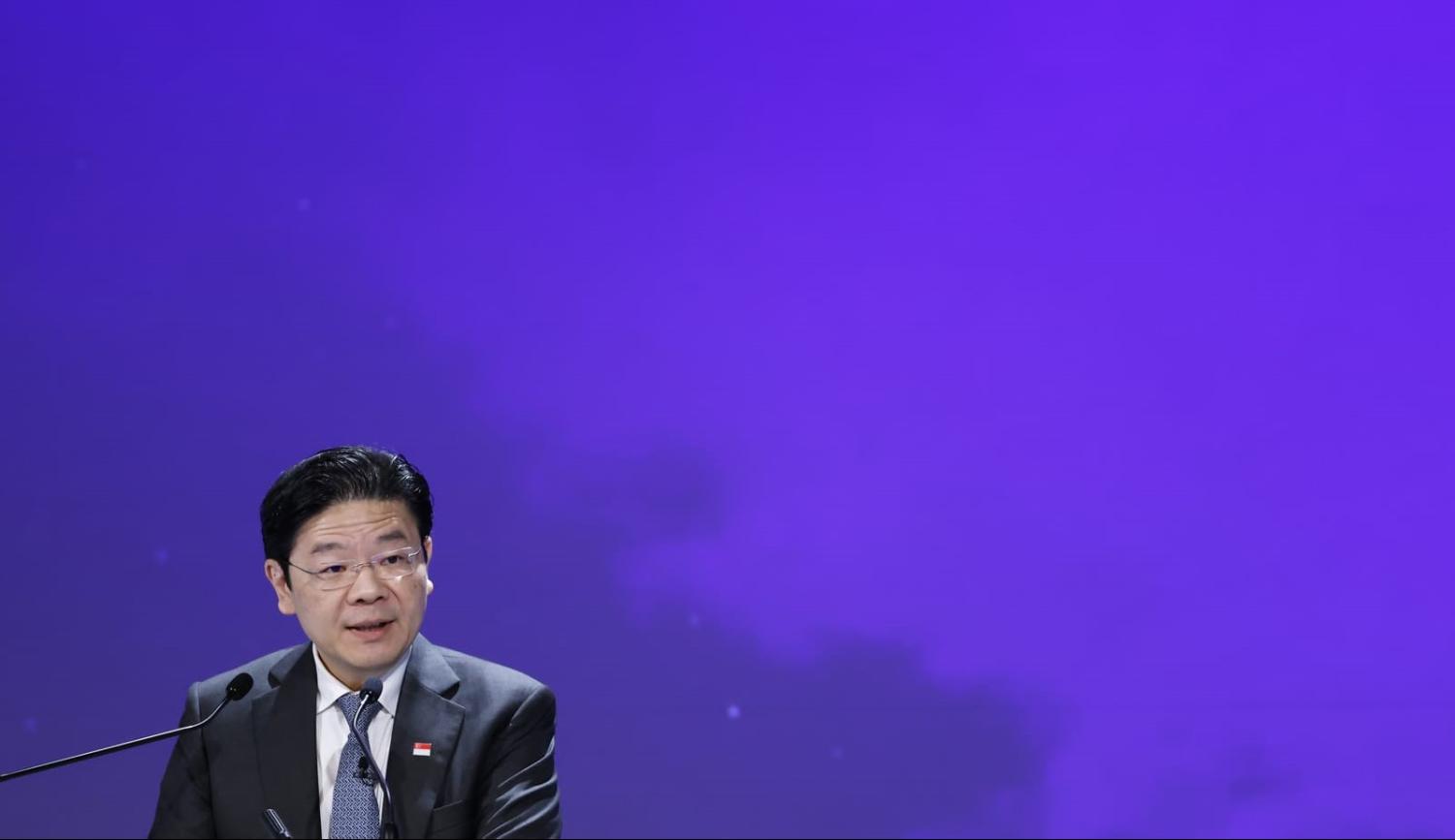 Lawrence Wong, Singapore's deputy prime minister and finance minister, will take over the top job by November next year (Kiyoshi Ota/Bloomberg via Getty Images)