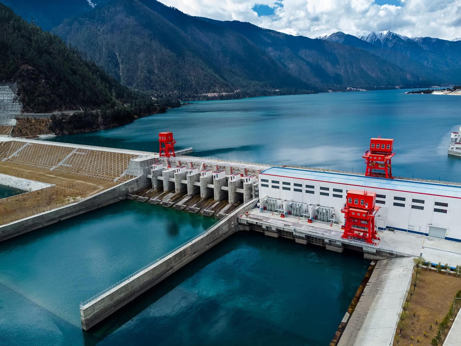 Linzhi hydropower station in Tibet Autonomous Region, China, is one of the country's 87,000 dams (Getty Images)