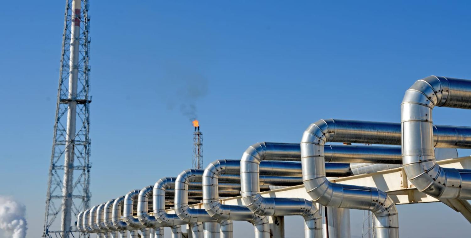 A gas processing plant operated by China National Petroleum Corporation, CNPC, at Bagtyyarlyk, Turkmenistan (Zhao Junchao/VCG via Getty Images)