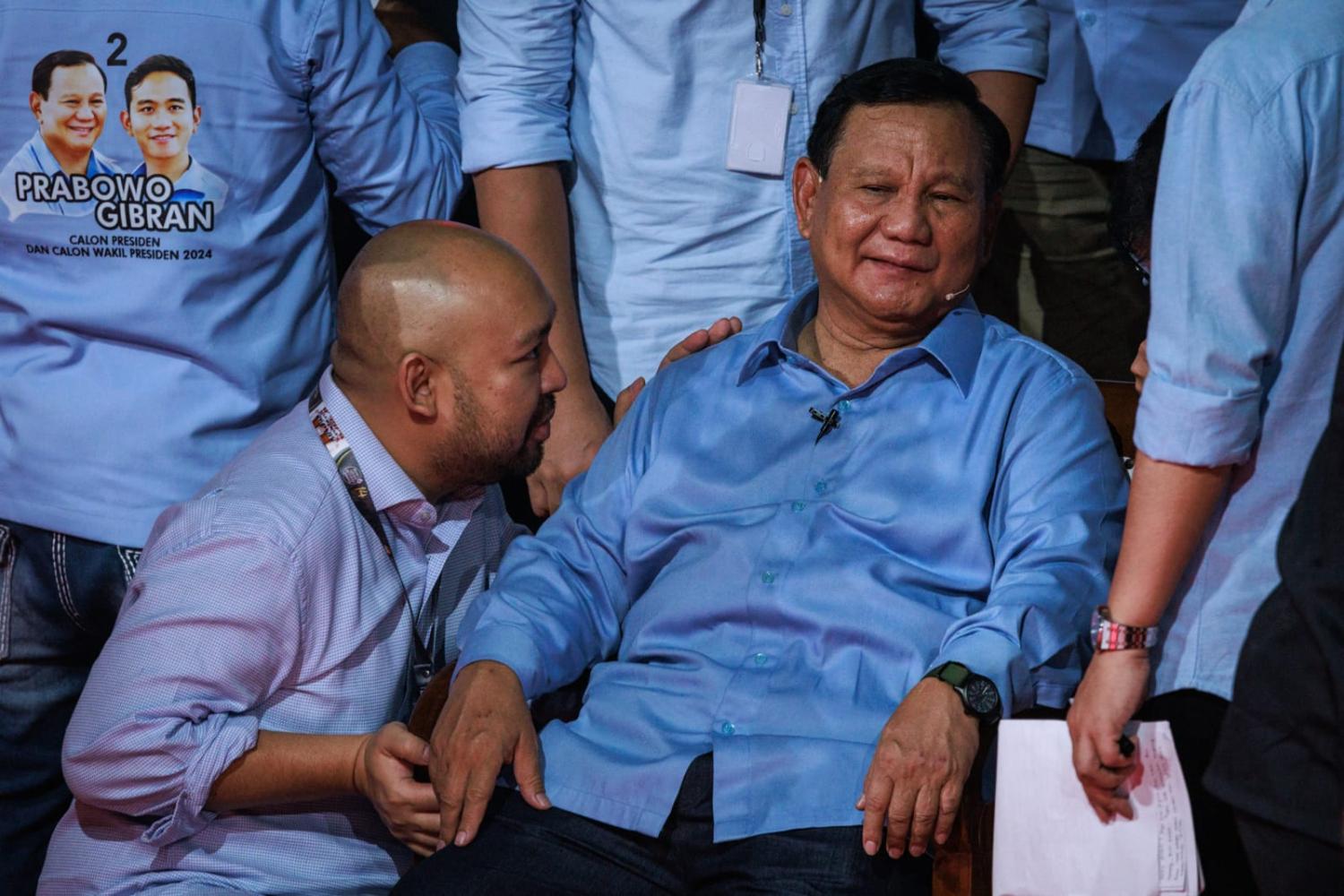 Not everything is running the right way for Indonesia's Defence Minister Prabowo Subianto (Yasuyoshi Chiba/AFP via Getty Images)