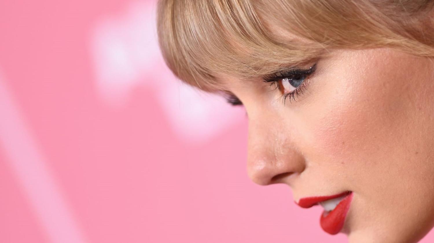 The Biden camp is reported to see popstar Taylor Swift as “the endorsement of their wildest dreams” (Valerie Macon/AFP via Getty Images)