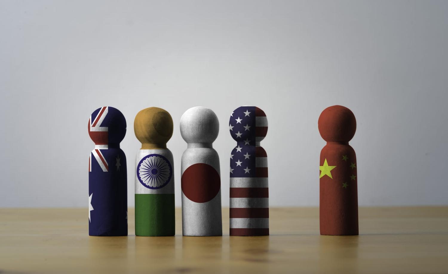 Analysts agree that an aggressive China has led to a convergence of threat perceptions across New Delhi, Tokyo, Washington, and Canberra (Dilok Klaisataporn/Getty Images)