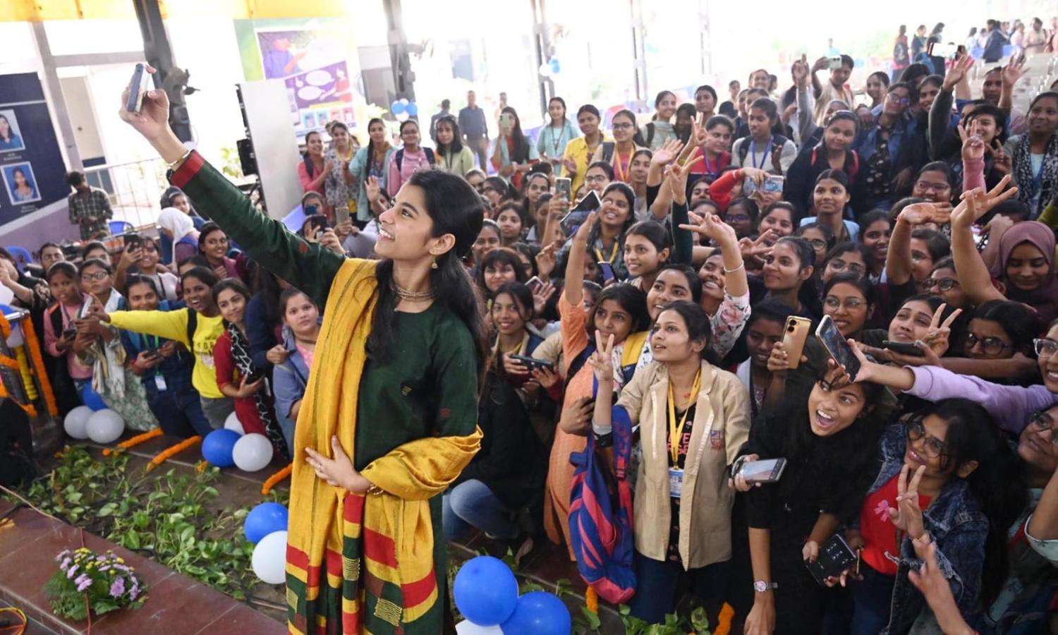 Younger voters look set to have a big influence in India's upcoming election (Santosh Kumar/Hindustan Times via Getty Images)
