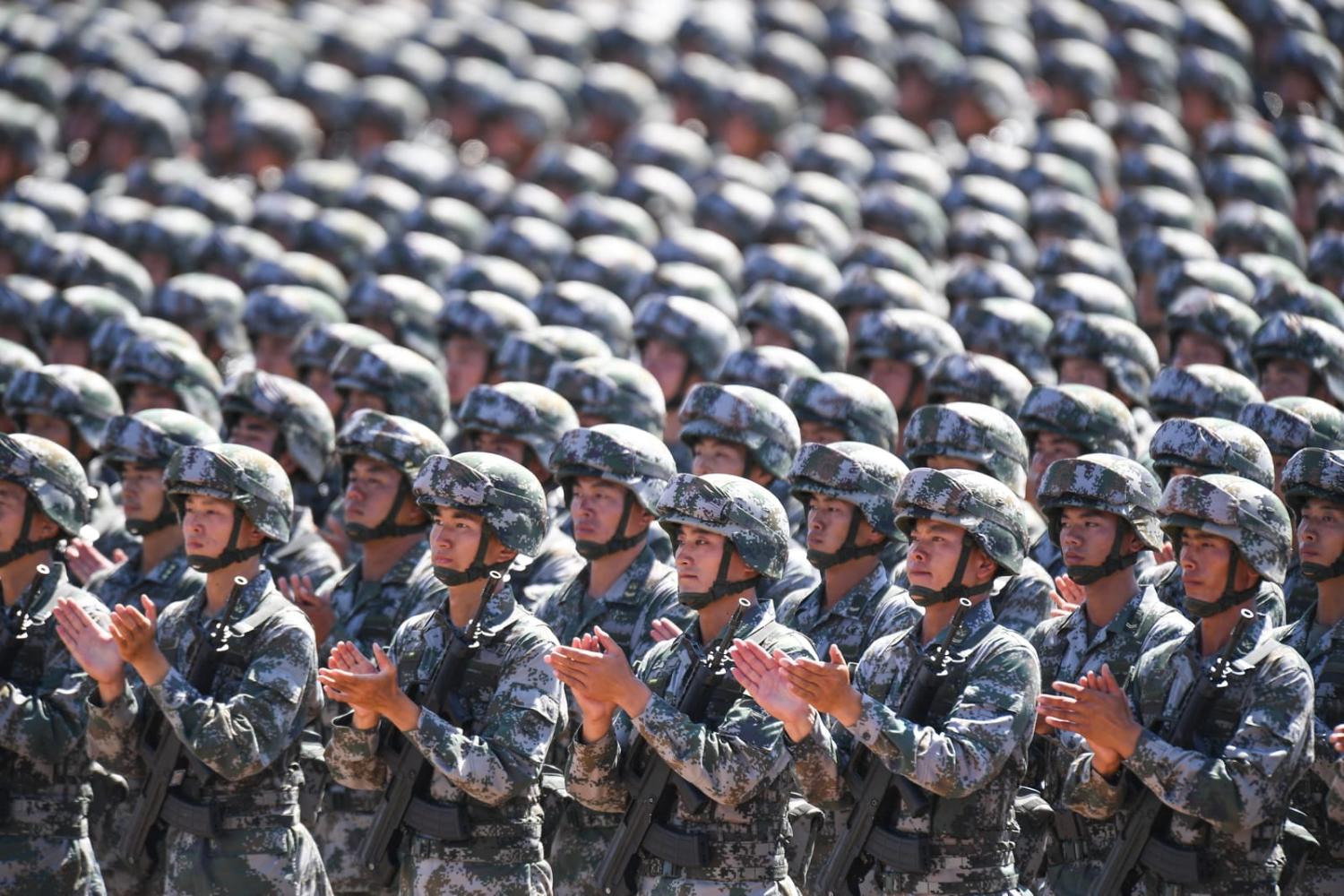 Beijing has not tried to invade Taiwan so far both because it could not and because it did not want to (STR/AFP via Getty Images)