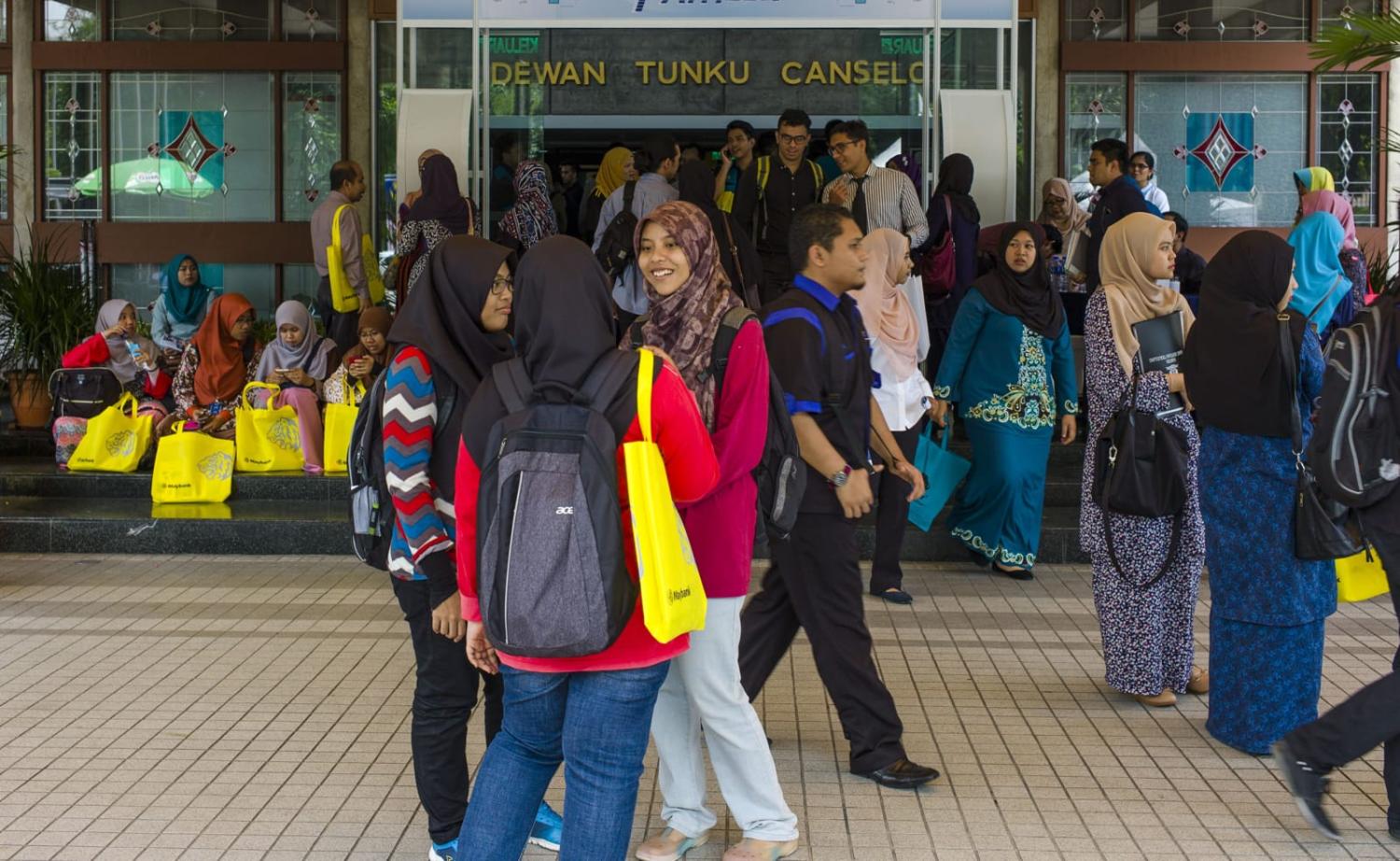 Students at University of Malaya, Kuala Lumpur (Chris Jung/NurPhoto via Getty Images)