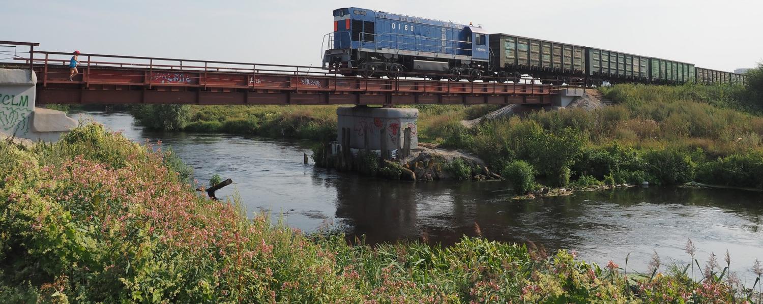A freight train, Russia, August 2015 (Photo: Flickr/Artem Svetlov)