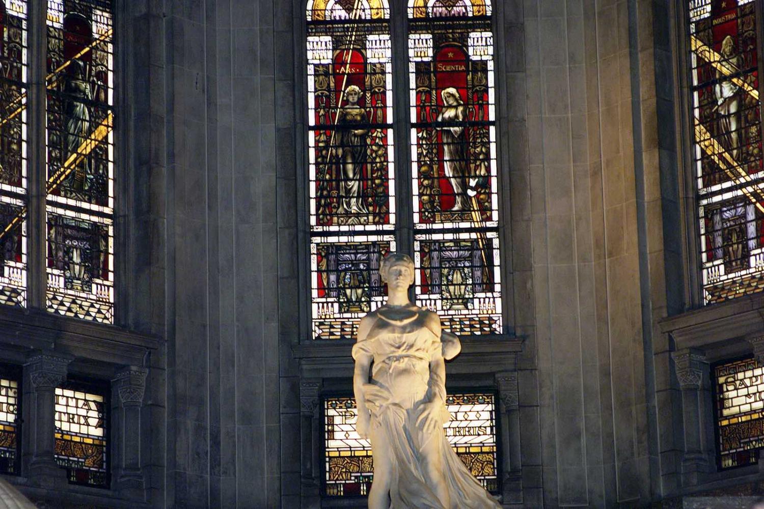 Interior of the Peace Palace, The Hague (Photo: Evan Schneider/UN)