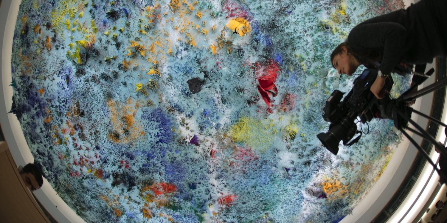 Ceiling art at the UN Human Rights Council, Geneva (Photo: Eric Bridiers/Flickr)