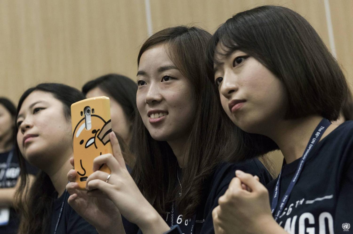 Young people make up 60% of the Asia-Pacific population (Mark Garten/UN Photo)
