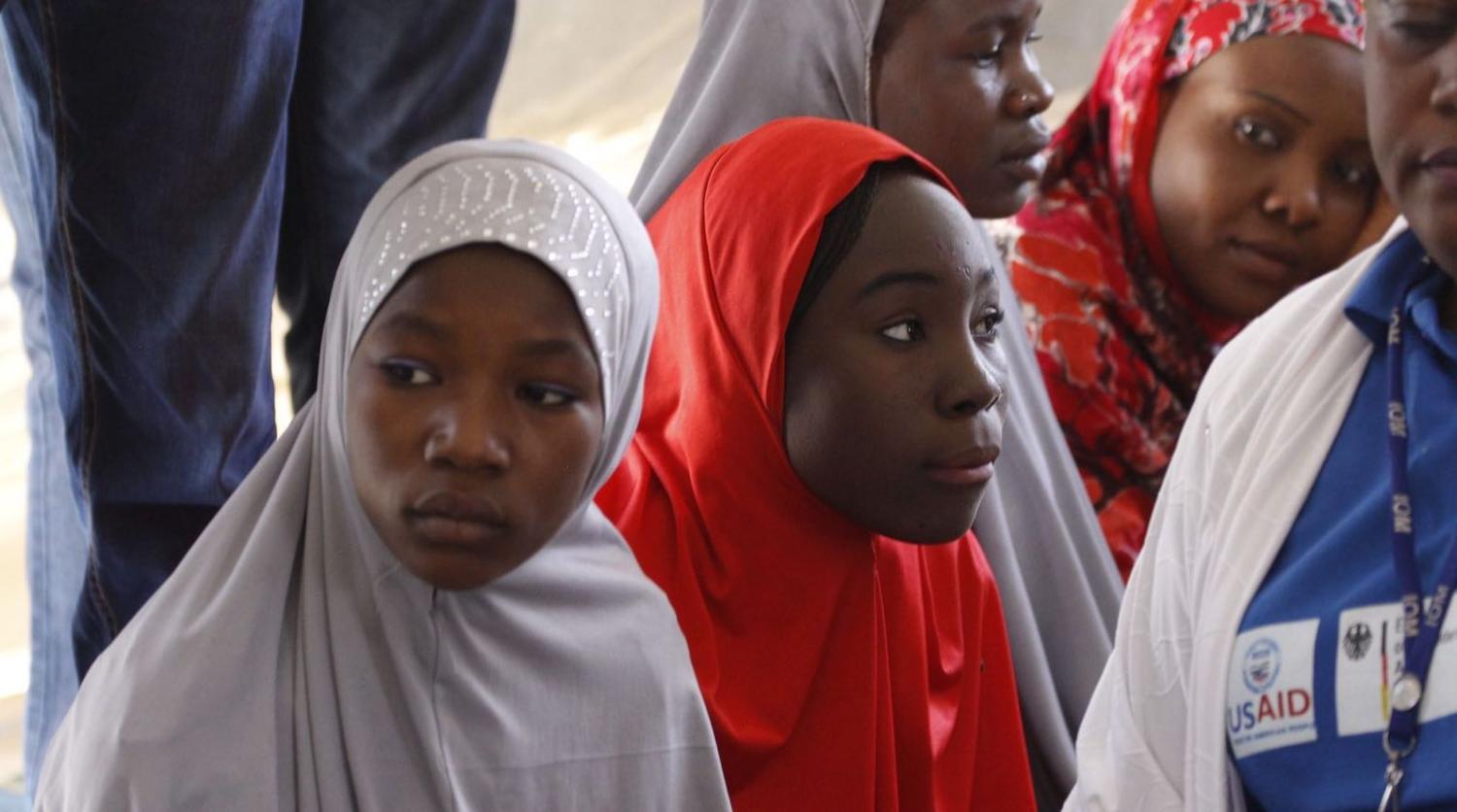 Displaced youth in Nigeria during a 2014 visit by members of the UN Security Council (Photo: Lorey Campese/UK Mission to the UN)