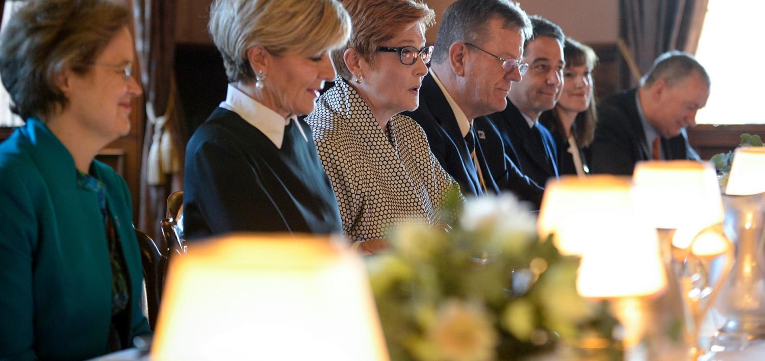 Foreign Minister Julie Bishop and Defence Minister Marise Payne in talks with US counterparts (Photo: US State department/Flickr)