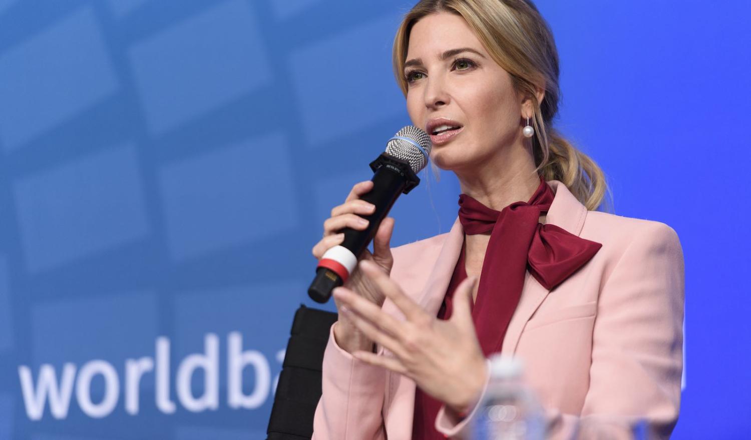 Ivanka Trump in October at a World Bank event (Photo: World Bank/Flickr)