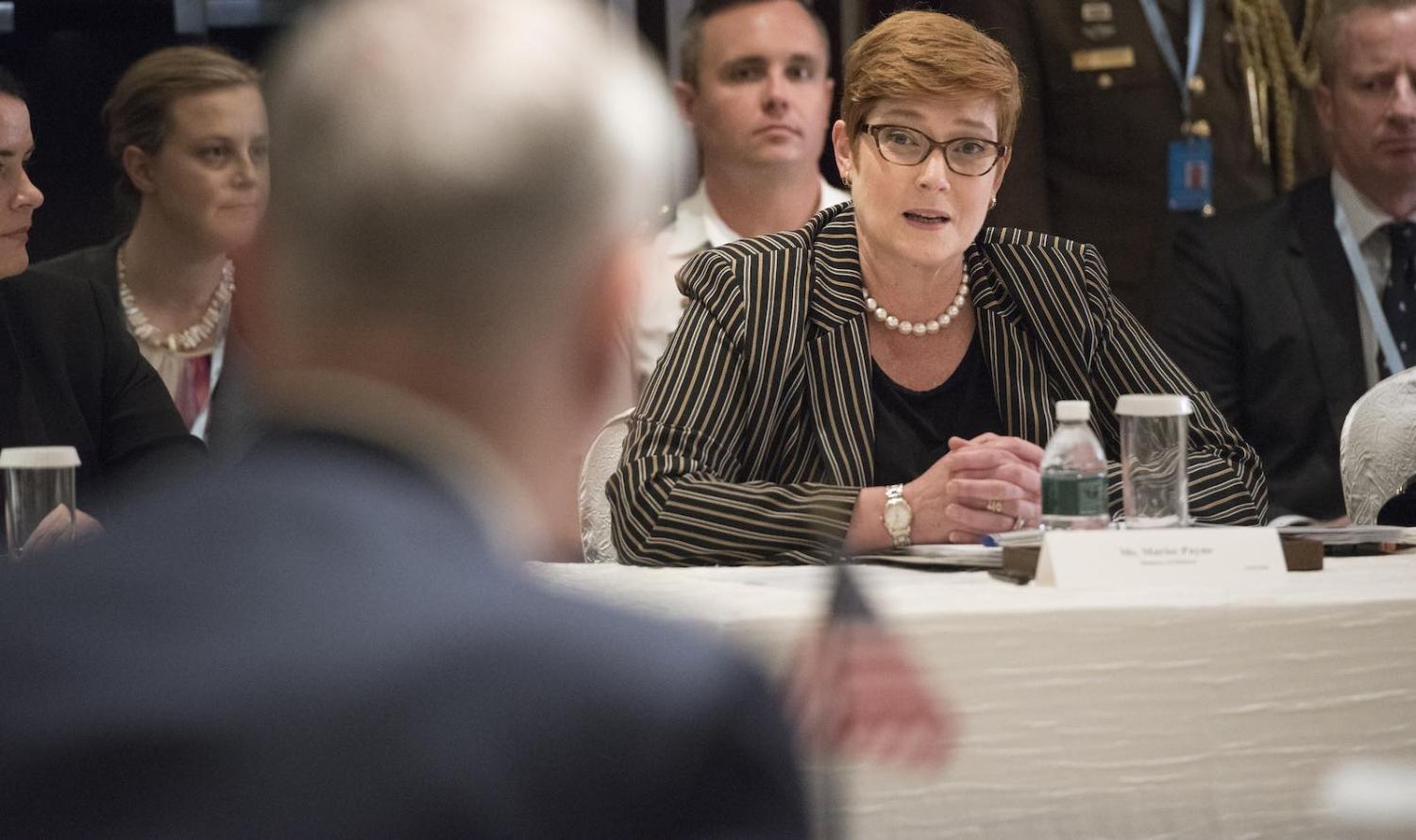 Foreign Minister Marise Payne (Photo: secdef/Flickr)