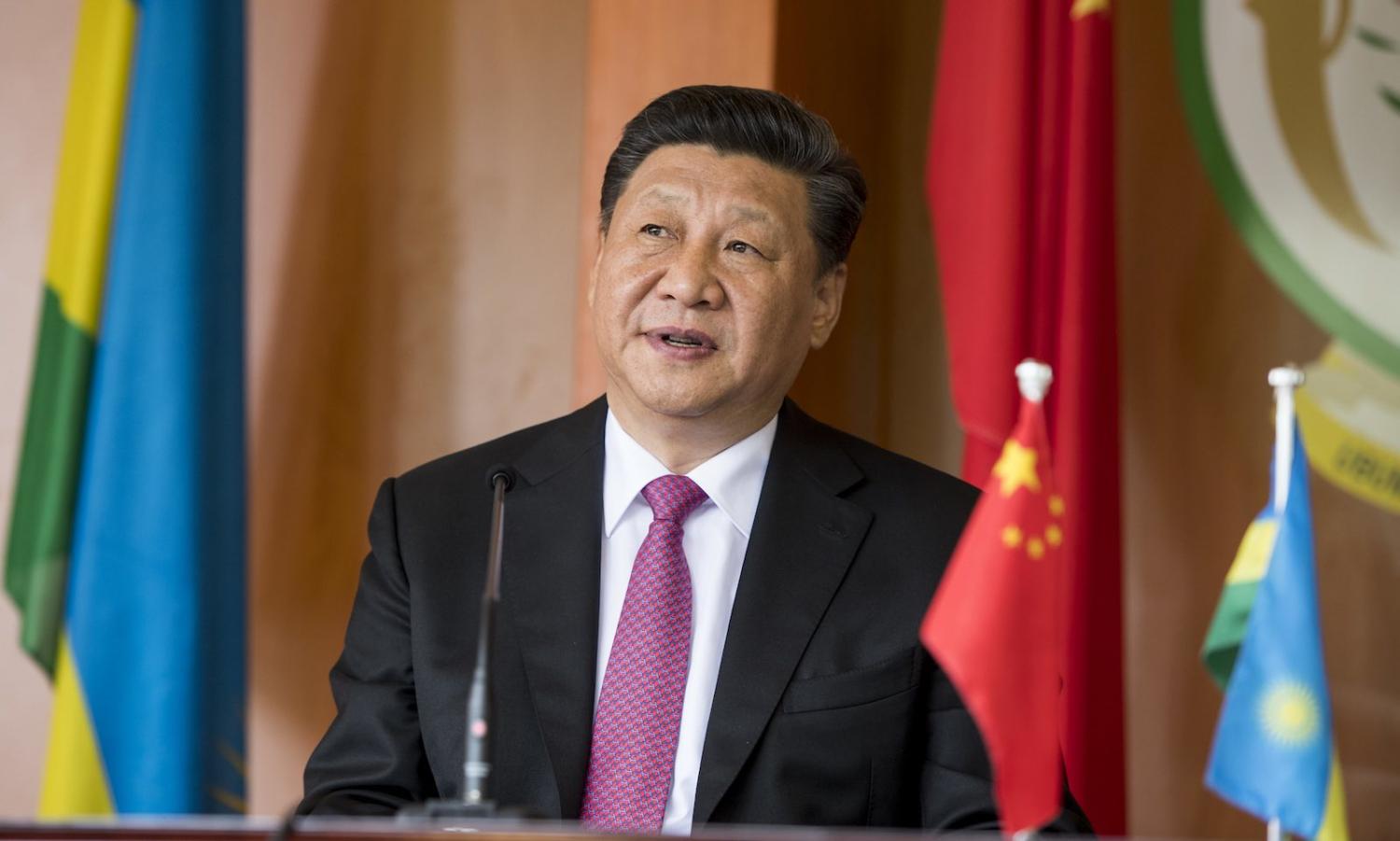 Chinese President Xi Jinping in Kigali, Rwanda, 23 July 2018 (Paul Kagame/Flickr)