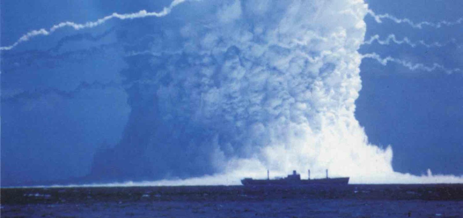 “Hardtack Umbrella” underwater nuclear test, June 1958 (Photo: CBTO/Flickr)