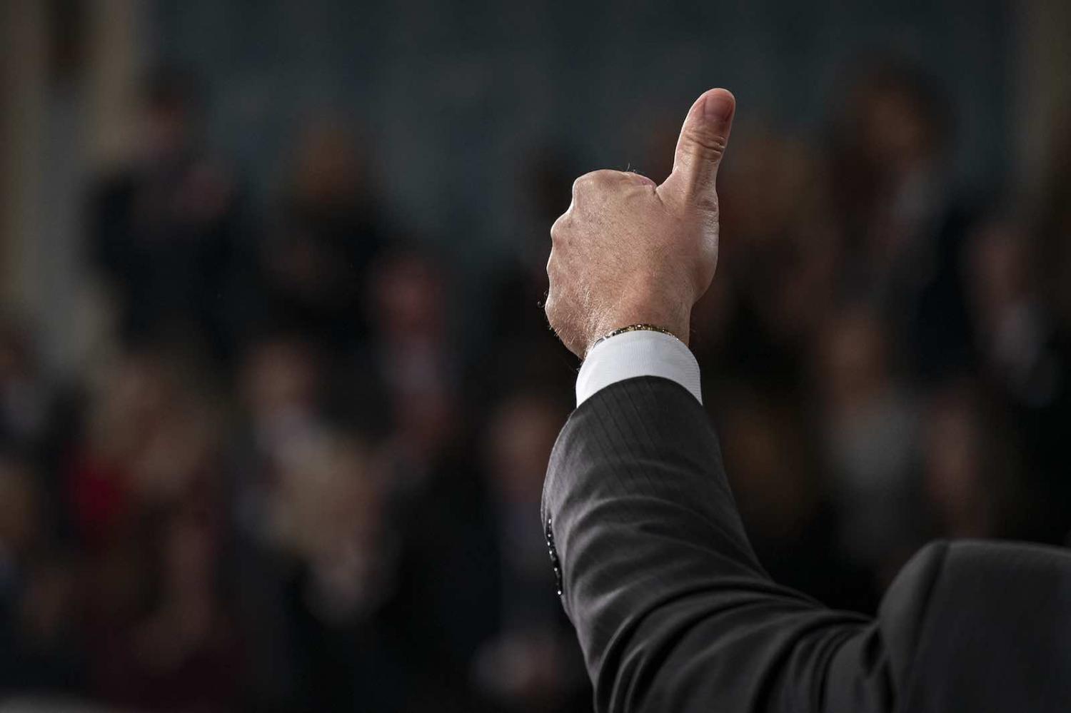 Support from a Republican congressman during US President Donald Trump’s State of the Union Address (Photo: White House/Flickr)